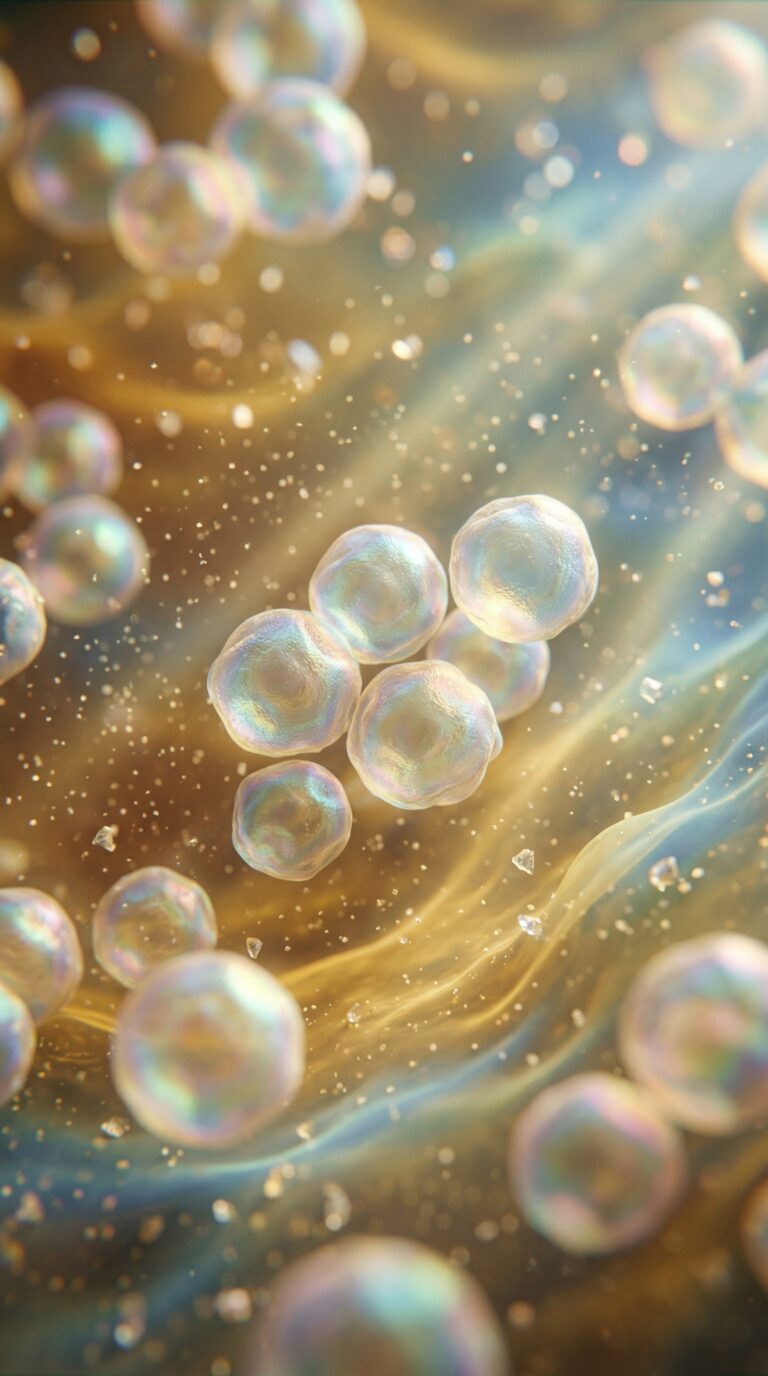 Glitzerndes Wasser & Zellen