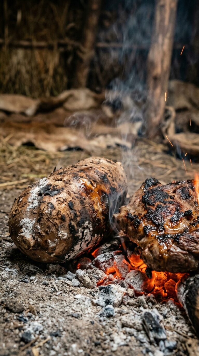 Gekochtes Essen