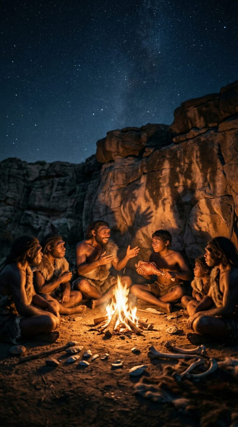 Ein Abend am Lagerfeuer