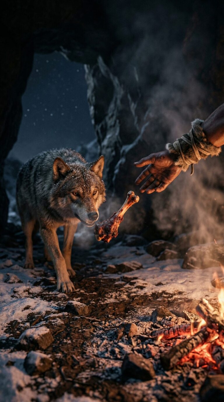 Reste vom Feuer
