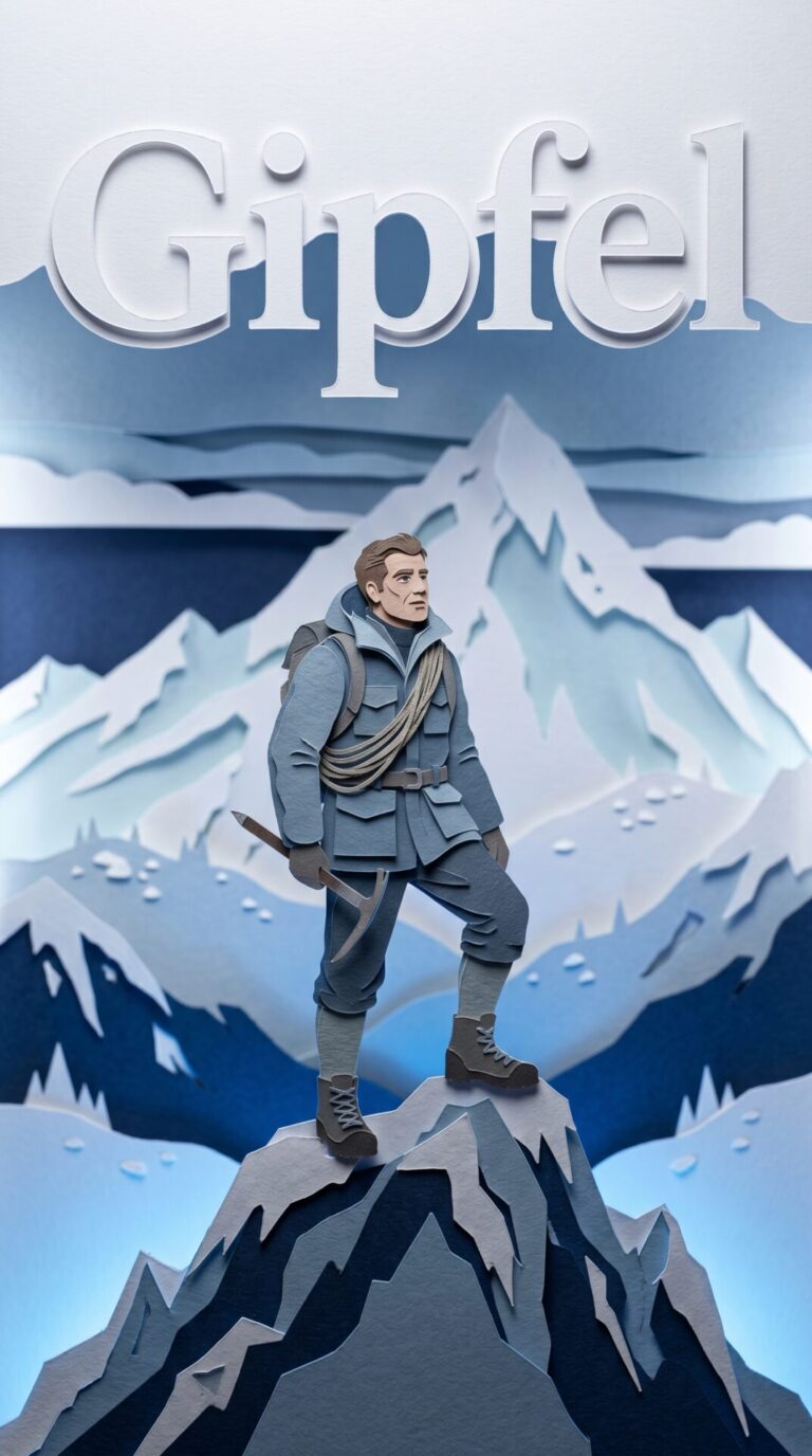 Illustriertes Cover für das Kinderhörbuch: 149 Edmund Hillary – Gipfel - fabelhaft.app