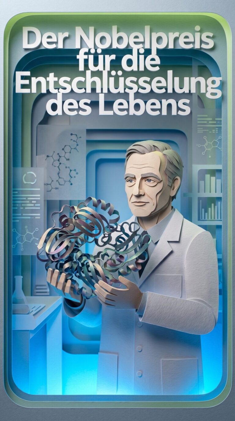 Illustriertes Cover für das Kinderhörbuch: 185 Demis Hassabis – Der Nobelpreis für die Entschlüsselung des Lebens - fabelhaft.app